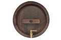 Old beer barrel with spigot