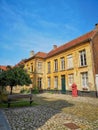 Old beguine houses in the Unesco protected beguinage in Lier, Belgium Royalty Free Stock Photo