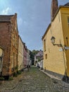 Old beguine houses in the Unesco protected beguinage in Lier