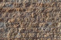 Old beige stone wall background texture close up Royalty Free Stock Photo