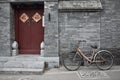 The old Beijing Hutong bike Royalty Free Stock Photo