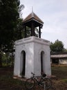 Old belfry at Thai temple Songkhla,Thailand
