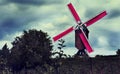 Old belgian windmill Royalty Free Stock Photo