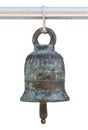 Old bell isolated on white background Royalty Free Stock Photo