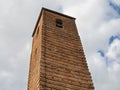 Old bell tower in pietrasanta,italy Royalty Free Stock Photo