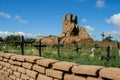 Old belltower from San Geronimo Chapel in Taos Pueblo Royalty Free Stock Photo