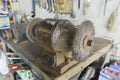 Old bench grinder