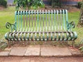 old bench in the park