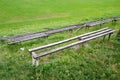 Old benches