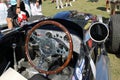 Old Bentley race car cockpit Royalty Free Stock Photo