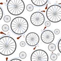 Old bicycles pattern