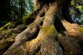 Old Big Leaf Maple tree at Royal Roads University, Victoria, BC Canada Royalty Free Stock Photo