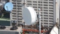 Old big telecommunication satellite dish. Royalty Free Stock Photo