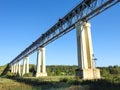 Biggest train bridge, Lithuania Royalty Free Stock Photo