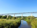 Biggest train bridge, Lithuania Royalty Free Stock Photo