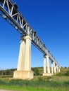 Biggest train bridge, Lithuania Royalty Free Stock Photo