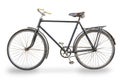 Old bike isolated Royalty Free Stock Photo