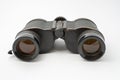 Old binocular isolated on white background Royalty Free Stock Photo