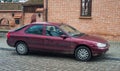 Old a bit rusty Ford Mondeo first version sedan car parked Royalty Free Stock Photo