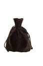 Old black bag money Royalty Free Stock Photo