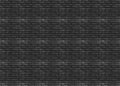 Old black brick wall seamless texture Royalty Free Stock Photo