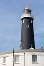 Old black Dungeness Lighthouse