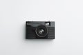 Old black film camera Royalty Free Stock Photo