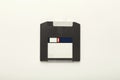 Retro floppy disk isolated on white background Royalty Free Stock Photo