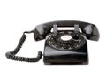 Old Black Retro Telephone Royalty Free Stock Photo