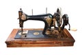 Old black sewing machine