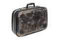 Old black Suitcase Isolated Royalty Free Stock Photo