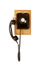 Old black telephone Royalty Free Stock Photo