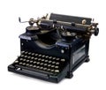 Old black vintage typewriter Royalty Free Stock Photo