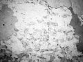 Old black and white cracked rustic background old stone wall several shades of gray Royalty Free Stock Photo