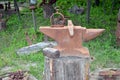 Old blacksmith anvil