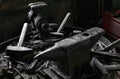 Blacksmith shop tools Royalty Free Stock Photo