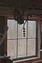 Old Blacksmith Shop Window and Vintage Tools Royalty Free Stock Photo