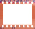 Old blank film strip