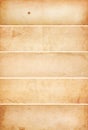 Old, Blank Paper Banners Royalty Free Stock Photo
