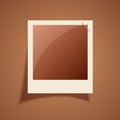 Old blank photo frame Royalty Free Stock Photo