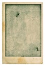 Old blank photo postcard. Vintage grunge used paper texture. Ins Royalty Free Stock Photo