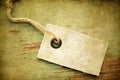 Old blank tag Royalty Free Stock Photo