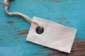 Old blank tag Royalty Free Stock Photo