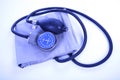 Old blood pressure cuff Royalty Free Stock Photo