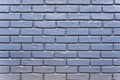 Old blue brick wall background texture Royalty Free Stock Photo