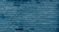 Vintage Blue brick wall Background Royalty Free Stock Photo