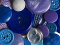 Old blue buttons Royalty Free Stock Photo