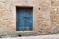 Old blue door Royalty Free Stock Photo