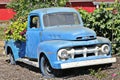 Old blue Ford pick-up truck Royalty Free Stock Photo