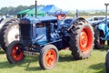 Old blue Fordson tractor.